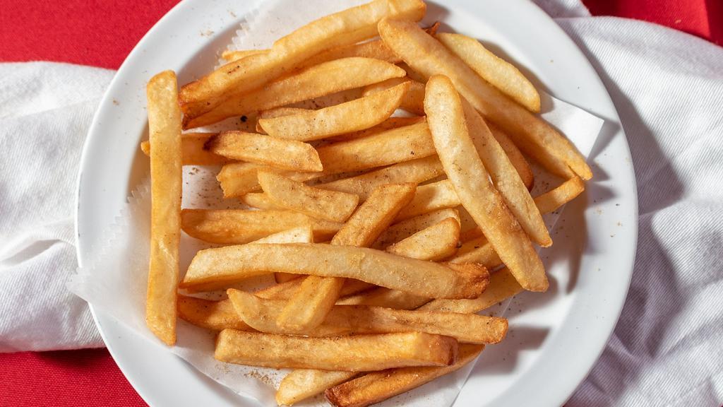 French Fries · Home style French Fries serve with testy salt and tomato ketchup.