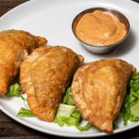 Chicken Empanadas · Chipotle aioli