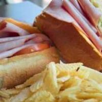 Ham & Cheese Sub · Maple ham baked with your favorite cheese. Served hot or cold.