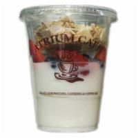 Yogurt Parfait · Low Fat Vanilla Yogurt, Berries, Granola
