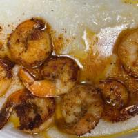 8 Piece Grilled Cajun Shrimp Grits Or Home Fries · Served with home fries or grits and toast.