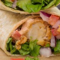 Crispy Chicken Wrap · Buttermilk Fried Chicken with Lettuce, Tomato and Honey Mustard Dressing and your choice of ...