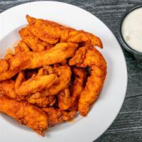  Buffalo Chicken Tenders · Served with Blue Cheese