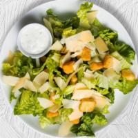 Caesar'S Salad · Fresh lettuce, seasoned croutons, topped with parmesan cheese and tossed with Caesar dressin...