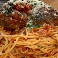 Spaghetti Marinara · Fresh basil, parmesan cheese
