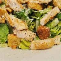 Chicken Caesar Salad · With chicken.