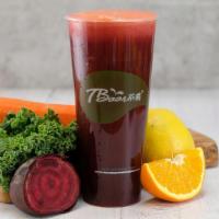 Just Beet It Juice · Kale, beet, carrot, orange and lemon.