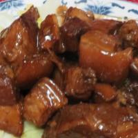 Pork In Brown Sauce / 红烧肉 · Pork Belly cooked in our special brown sauce.