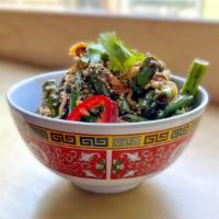 *New* Kung Pao Green Beans · Side of Salt & Pepper Green Beans roasted in our kung pao sauce, topped w/sriracha cashew cr...