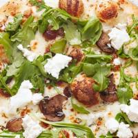 Kennett Square (Dd) · herb butter, shredded mozzarella, crumbled goat cheese, local mushrooms, baby arugula, truff...