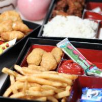 Chicken Nugget · CHICKEN NUGGETS AND A CHOICE OF ONE SIDE, COOKIES ANDS YOGURT