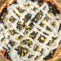 Blueberry Pizza · Blueberry filling with plain streusel.