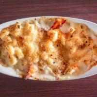 Mac & Cheese · Three-cheese béchamel, buttered panko crumbs.