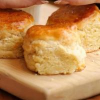 Buttermilk Biscuits · With Honey Butter