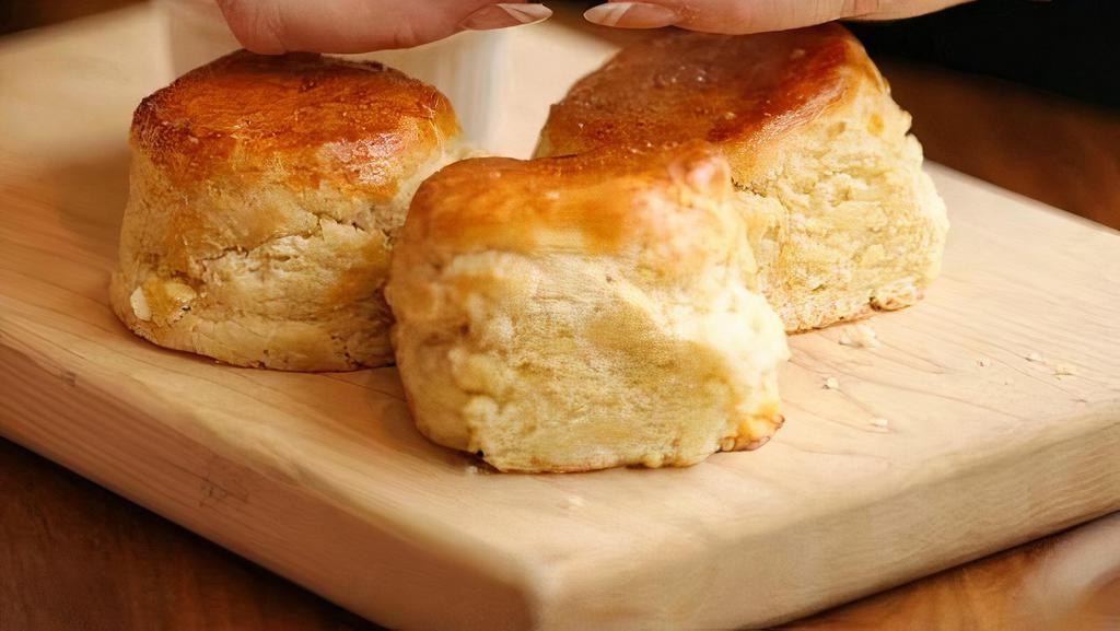 Buttermilk Biscuits · With Honey Butter