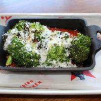 Grilled Broccoli · Smoked Tomato & Parmesan