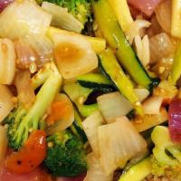 Hibachi Vegetable & Tofu · Fried Tofu with Cabbage, Carrot & Broccoli, Rice Choice: White Rice or Fried Rice or (Noodle...