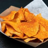 Ramen Seasoned Chips · Seasoning on tortilla chips.