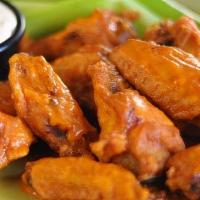 Classic Buffalo Wings Large · Peppery and juicy.