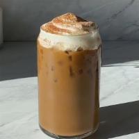 Cinnamon Dolce · shots of espresso in smooth steamed cinnamon milk and all natural brown sugar cinnamon syrup