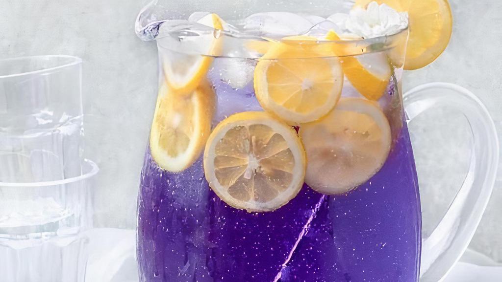 Lavender Lemonade Tea · fresh brewed tea with lavender and lemonade syrups