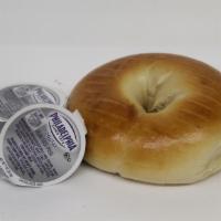 Bagel · Add cream cheese or butter for an additional charge.