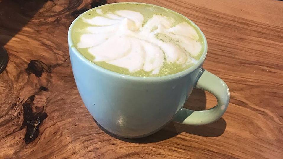 Matcha Latte · Espresso steamed milk and froth chocolate syrup and drizzle.