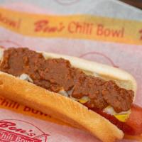 Beef Dog · Enjoy this jumbo 1/4 lb. All-Beef Dog  served on a warm steamed bun with your choice of cond...