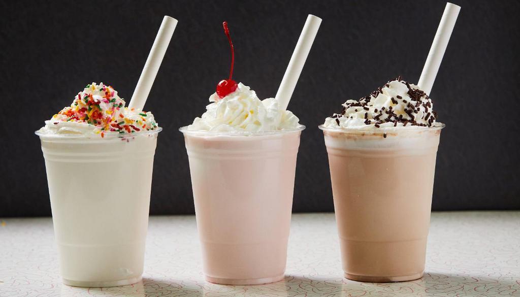 Milkshake · The way milkshakes are supposed to be. Choose your favorite flavor, sit back and enjoy.