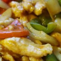 Chicken With Curry Sauce · Hot and spicy. Hot and spicy.