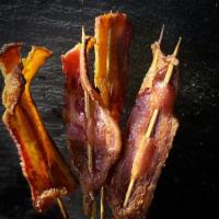 Bacon (On-A-Stick!) Ala Cart · 5 pieces of thick cut pork bacon.