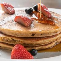 Pancakes · Choice of pancake style served with powdered sugar, butter, organic/local maple syrup (Veget...