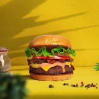 Vegan Ahead Custom Burger · Seasoned vegan plant-based patty topped with your favorite choice of toppings! Served on a b...