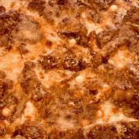 Chicken Parm Pizza! (Italian) · Fried chicken fingers, marinara, pecorino romano, provolone slice, our cheese blend.