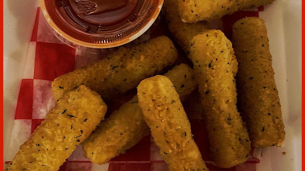Mozzarella Sticks (Breaded) · 8 piece served with our marinara on the side