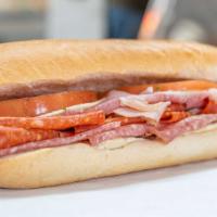 Tom'S Special · genoa salami, pepperoni. ham , and provelone cheese
