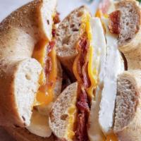 Bacon, Egg & Cheese · Might as well finish making that sandwich the right way.