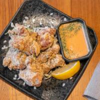 Karaage · Fried chicken tenders served with our ranch dressing.