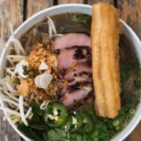 Cambodian Style Pho · rice noodles, chicken broth