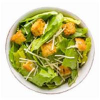 Side Caesar Salad · Romaine parmesan cheese croutons caesar dressing on the side