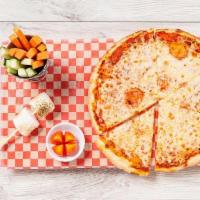 Kid'S Pizza · Tomato Sauce & mozzarella with freshly cut vegetables