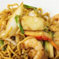 Seafood Lo Mein · Large scallop,shrimp,and crab meat.