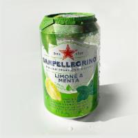 San Pellegrino - Lemon & Mint · Flavored sparkling water, like an alcohol-free mojito in a can.