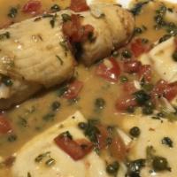 Hot Appetizer Misto · Eggplant rollatini, fried calamari, clams casino, crab-stuffed mushrooms, fried zucchini, mo...