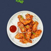 Sweet & Sour Power Wings · Fresh chicken wings breaded, fried until golden brown, and tossed in sweet and sour sauce. S...