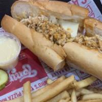 Philly Cheesesteak · Our delicious steak with creamy and melted American cheese.