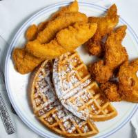 Chicken And Waffle · 3 fingers or 3 wings.