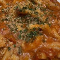 Gf Tagliatelle Bolognese · GF pasta, veal, beef, pork, Grana