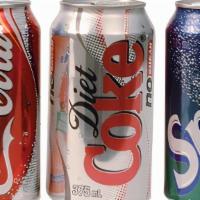 Soda · Coke, Diet Coke or Sprite