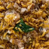 Fish Fried Rice (Whiting) · add broccoli or spinach